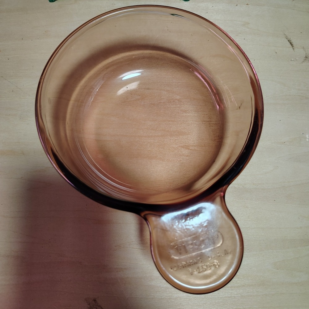 Corning Ware Visions Amber Grab It Bowl V-150-B 550ml 15 Oz NO LID